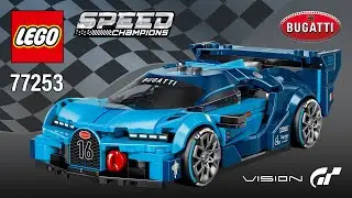 LEGO Speed Champions Bugatti Vision Gran Turismo Hyper Sports Car (77253)[284 pcs] Building Tutorial