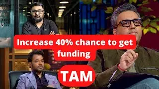 What is TAM | How to calculate TAM | Increase 40% chance of get funding.