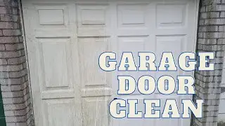 Cleaning a Dirty Garage Door