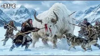 11,800kg Ox Hunt at −71°C | The Survival Feast That Saves Winter