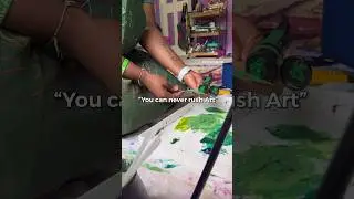Enjoy the process &bull; Live in the moment ✨ #art #process #painting #artist #meditation