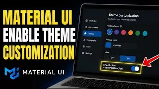How to enable theme customization in Material UI - Step By Step