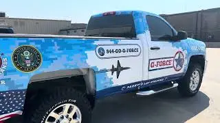 Tulsa Auto Wraps | White Glove Auto | Chevy Silverado | Custom Vinyl Wrap.
