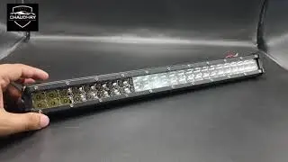 19 Inches Bar Light Semi Slim White Color 144 Watts