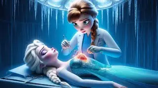 😱❄️ Elsa Lies Unconscious as Doctor Anna Performs a Dramatic Open-Heart Surgery to Save Her Life! 💔🩺