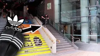 EXTREME SCOOTERING IN ADIDAS SLIDES!