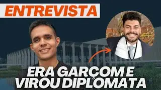 Garçom filho de diarista APROVADO para diplomata aos 31 anos: entrevista com Douglas Rocha