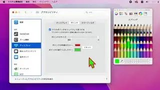 macOS 12 Montereyでマウスポインタのカラーを変更する