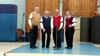 barber shop quartet sings Goodbye, My Coney Island Baby at St. Malachy Nationality Festival