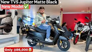 2025 TVS Jupiter 110 Black Detailed Review Price Mileage Features 