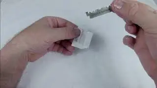 Earnest James DE Razor Blade preparation for Shavette Cutthroat