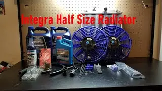 DNA Motoring Half Sized Dual Core Radiator Install Guide part 1