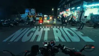 DJI Osmo Action 4 + Mic mini 2 (Raw Sound) | Cinematic Night Ride in Beed | GT650