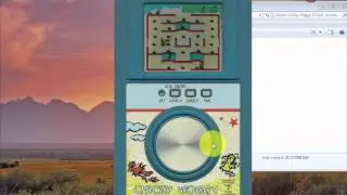 Handheld Game & Watch Chicky Woggy VTech Simulator look like Pacman