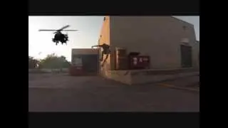 Chroma keying practice with stock footage