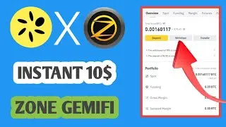 Claim Free 10$ Instant | Zone Gemifi | Instant Withdrawal | Earn Money Online 🤑