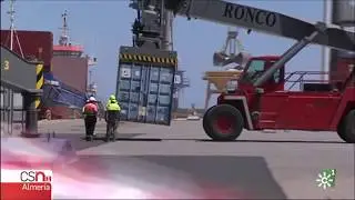 Frutas y hortalizas por barco de Almería a Francia