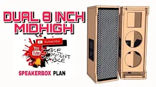 DUAL 8 INCH MIDHIGH | PANG BAHAY | INDOOR/SMALL SET UP | FULL PLAN