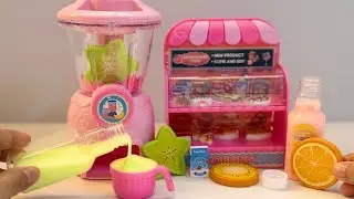 Toy ASMR 💛 Mini Blender & Snack Shop Restock | Satisfying Unboxing | No Talking