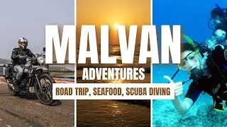 Malvan Travel Series 🇮🇳 | Bike Ride, Seafood, Scuba Diving & Parasailing Thrill!