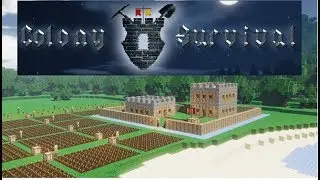 Colony Survival (Building a castle).