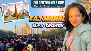 Delhi Trip Vlog | Qutub Minar to Taj Mahal 🕌 | Day 1 & 2 Experience | Anithasampath Vlogs