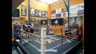 Hosea Burton Middleweight boxer training Reel March 2012