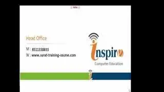 coral draw training course in surat,rander,adajan at inspire