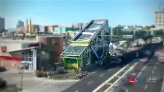 CF Chinook Centre MacLeod Trail Pedestrian Overpass Time-Lapse