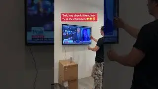 Touchscreen Tv Prank on my friend 😭