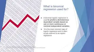 Presentation on application of regression models