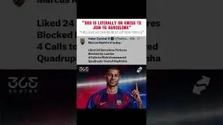 He only wants BARCA | RASHFORD #fcbarcelona #rashford #bar&ccedil;atransfers #transfers2025 #trendingnow