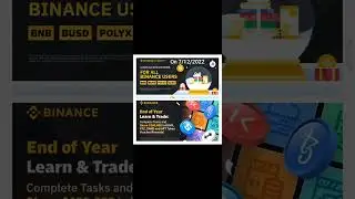 upcoming binance learn and earn quiz. stay tune for video quiz answer #binance #shortvideo