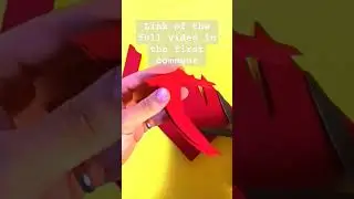 CAN YOU MAKE A SWALLOW PAPERCRAFT IN ONE FOLD? | Easy DIY Bird Paper Toy #Shorts