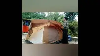 unboxing tendaki borneo 4 almond #tenda #tendacamping #campingsolo