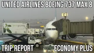 [TRIP REPORT] United Airlines Boeing 737 MAX 8 (ECONOMY PLUS) Newark (EWR) - Phoenix (PHX)