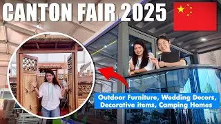 Canton Fair 2025 Cabinet Capsule houses, Unique outdoor Furniture, Spa machines, pools and more!!