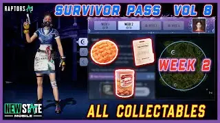 PUBG:NEW STATE VOL 8 WEEK 2 STORY MISSIONS - ALL LOCATIONS - 4K