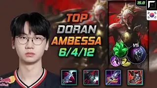 Ambessa Top Build Doran Eclipse Grasp of the Undying - LOL KR Challenger Patch 15.8