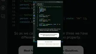 Interview question: How to add property to object. #js #javascript #javascriptdev #shortvideo #js