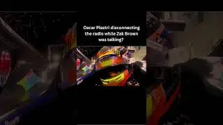 Oscar Piastri disconnecting the radio while Zak Brown was talking? 💀