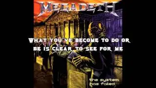Megadeth - Something That I'm not (With lyrics)