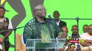 Inkokheli yeMK Party umnumzana Jacob Zuma esenza intetho yakhe e-Orlando Stadium #iindabazethu