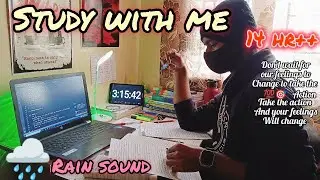 LIVE ⏳⌚BTECH CSE STUDENT /12-HOURS live study with me 📚🌧🌈rain sounds &Pomodoro