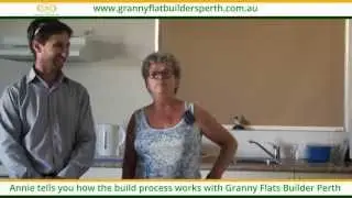 Annie tells you how the build process works with Granny Flats Builder Perth