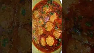मछली के अंडे को कभी ऐसे बनाकर खाया है/Fish Egg Curry Recipe/Machli Anda Recipe/#machlianda #shorts