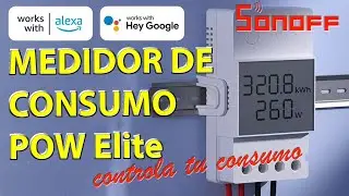 Medidor consumo electricidad POW ELITE SONOFF