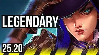 CAITLYN & Thresh vs VIKTOR & Janna (ADC) | Legendary | EUW Master | 25.20