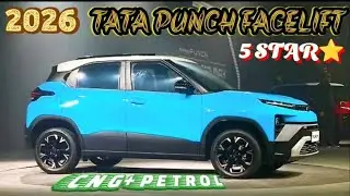 2026 Tata Punch Facelift Varient 💥😲 CNG+Petrol || Milege👉 35KM⛽ 5 Star ⭐ Vehicle ₹5.50Lakh🤑