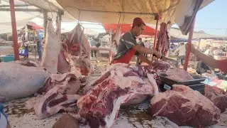 من سوق الاسبوعي حد لولاد عبدون نقدم لكم أتمنة اللحوم حمراء 